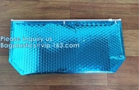 Jewelry, Beauty Bubble Zipper Bag Customized Envelope, Recycled PVC Bubble Pouch, Bubble Wrap, Epe Foam