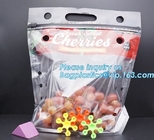 Vented Grape Pouch Bags, Vented Perforated Pepper Zipper Bags, Vented Apple Slider Bags, Air Hole Oranges Bags
