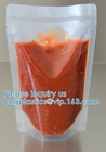 Liquids Pack, Sauce Press Seal Freezer Bag, Soup Stand Up Pouch Bag, Food Storage, Fridge Bag, Portion Bag